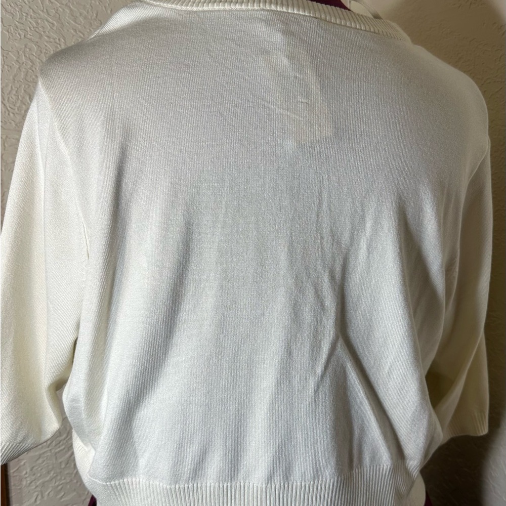 4x 26/28 fits 3x 4x ⭐️NEW Torrid Retro Chic Embroidered Cropped Cardigan - Picture 9 of 13